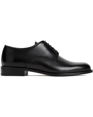 Giorgio Armani Schwarze schnürschuhe delzehen
