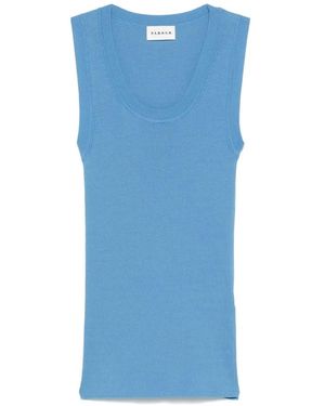 P.A.R.O.S.H. Sleeveless Tops - Blue