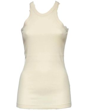 Sportmax Sleeveless Tops - Natural