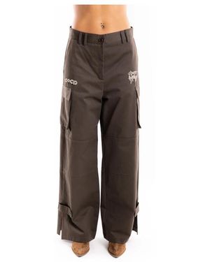 Brand Unique Wide Trousers - Marrón