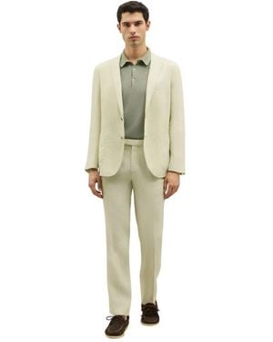 Boglioli Single Breasted Suits - Metallic