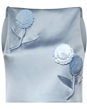 Self-Portrait Sleeveless Tops - Blue