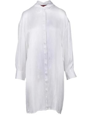 Wild Cashmere Shirt Dresses - Bianco