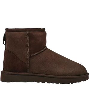 UGG Schoenen ,Bruin ,Nylon Classic Mini Ii Boot