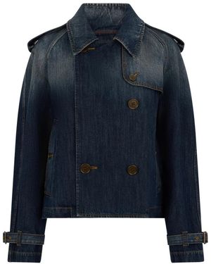 Burberry Denim Jackets - Azul