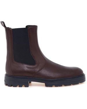 Hogan Schnürstiefel - Braun