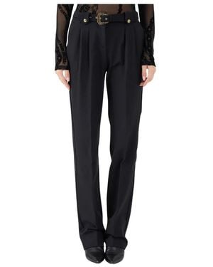Versace Jeans Couture Straight Trousers - Black