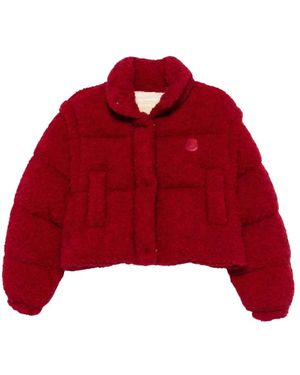 Moncler Down Jackets - Rosso