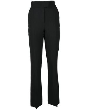 Alberto Audenino Straight Trousers - Black
