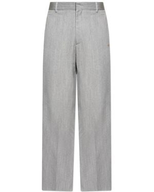 Amiri Crisp-Crease Hosen - Grau