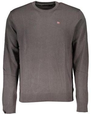 Napapijri Round-Neck Knitwear - Grey
