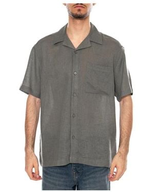 Only & Sons Overhemden ,Grijs ,Katoen Short Sleeve Shirts