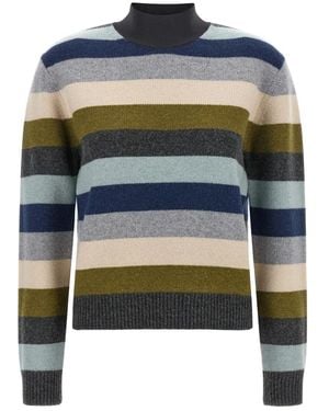 Tory Burch Wollpullover Mit Rollkragen - Blau
