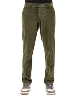 Berwich Straight Trousers - Green