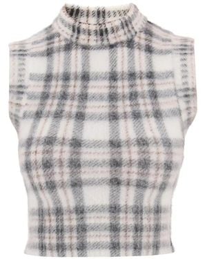 Sportmax Round-Neck Knitwear - Gray