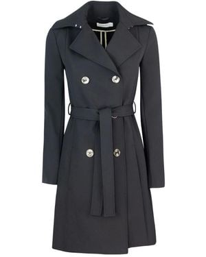 Patrizia Pepe Trench Coats - Black