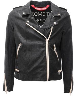Freedomday Leather Jackets - Black