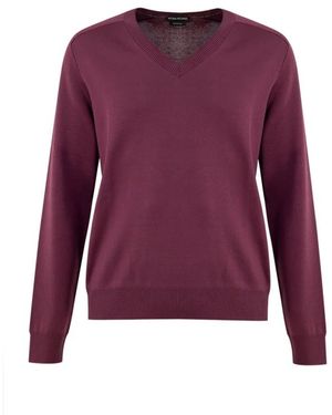 Tom Ford V-Neck Knitwear - Purple