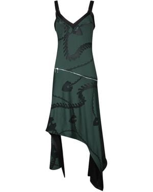 Burberry Midi Dresses - Green