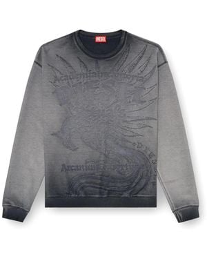 DIESEL Sweatshirts - Grey