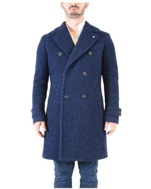 L.B.M. 1911 Double-Breasted Coats - Blue