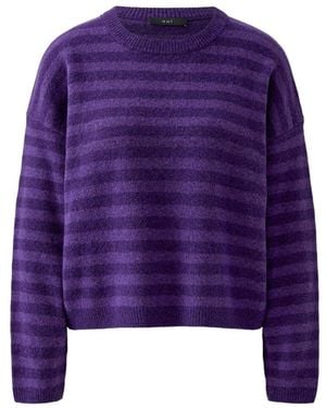 Ouí Rundhals-Strickpullover - Lila