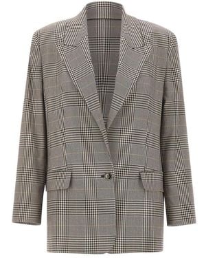 Marella Prince Of Wales Blazer - Grijs