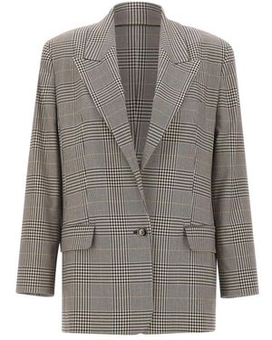 Marella Prince Of Wales Blazer - Grijs