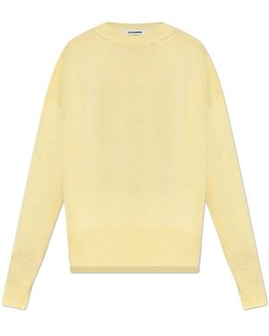 Jil Sander Cashmere-Pullover Mit Relaxed Fit - Gelb