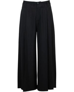 High Wide Pants - Black