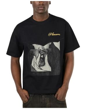 Pleasures Tops ,Zwart ,Katoen Ritual Heavyweight Shirt