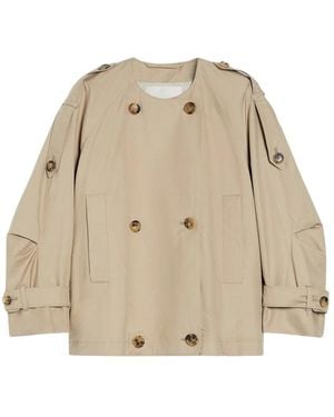 Max Mara Kurzer Trenchcoat - Natur
