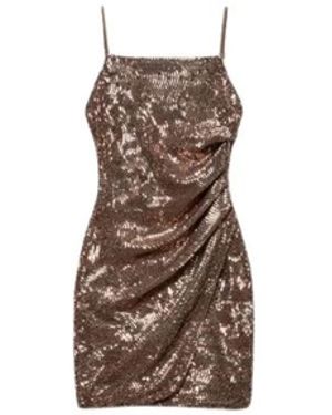 Aniye By Kleedjes ,Bruin ,Polyester Kate Mini Jurk