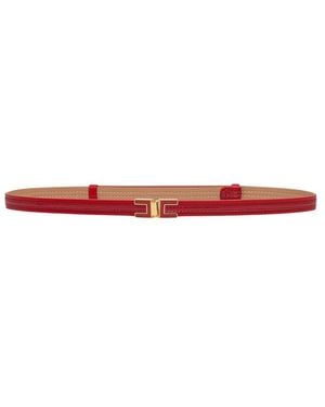 Elisabetta Franchi Smal Riem - Rood