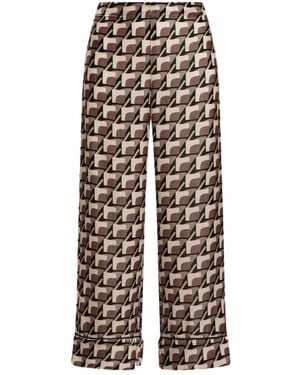 Maliparmi Velvet Prints Pants - Meerkleurig