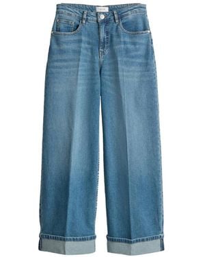 Opus Wide Jeans - Blauw