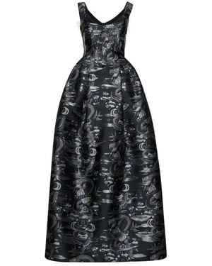 John Richmond Rwa25318Ve Langes Kleid - Schwarz