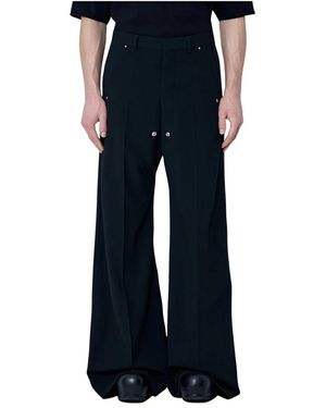 Rick Owens Wide Trousers - Blu