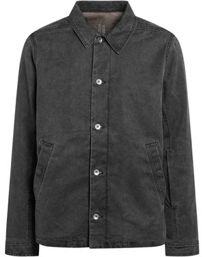 Rick Owens Jassen ,Grijs ,Brad Jacket - Zwart