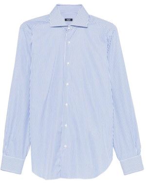 Barba Napoli Overhemden ,Blauw ,Shirts