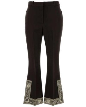 Burberry Topaz Wijde Broek - Zwart