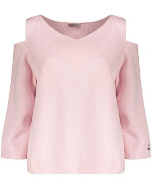 Herno V-Neck Knitwear - Pink
