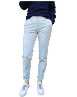 Mason's Slim-Fit Trousers - Blue