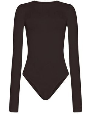 Wolford Tops ,Bruin ,Katoen Berlin Body - Zwart