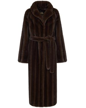 CESARE GASPARI Faux Fur Shearling Jackets - Schwarz