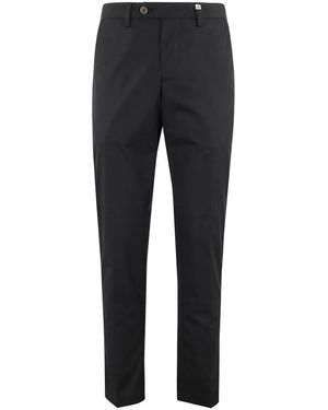 Myths Slim-Fit Trousers - Black