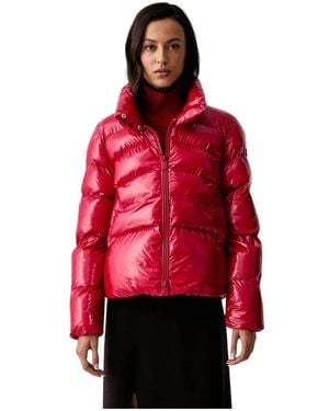 Pinko Gewatteerde Puffer Jas - Rood