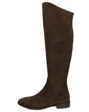 Stefano Lauran B094 Overknee-Stiefel - Braun