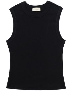 GUAJA. Sleeveless Tops - Nero