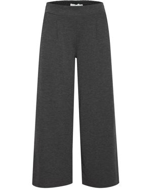 Ichi Wide Trousers - Grigio